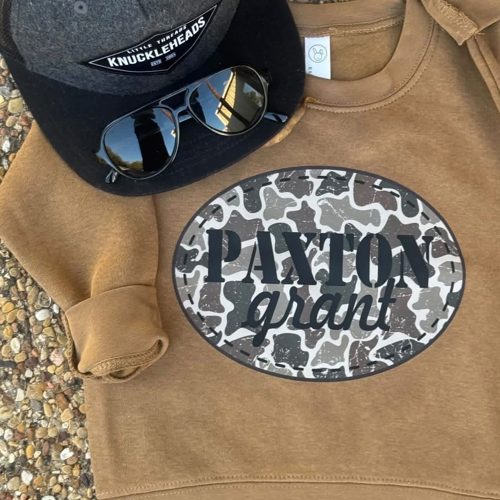 Custom Name Camo Sweatshirt