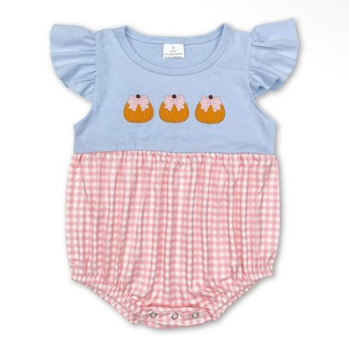 Pumpkin Bow Romper