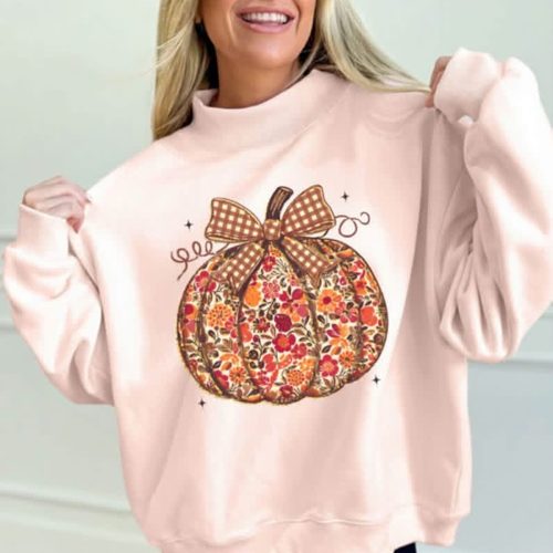 Pastel Pumpkin Sweatshirt